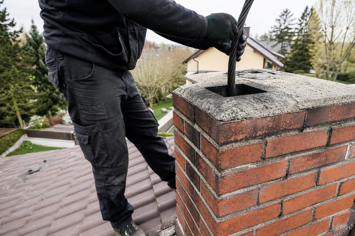 Stock photo: On the roof